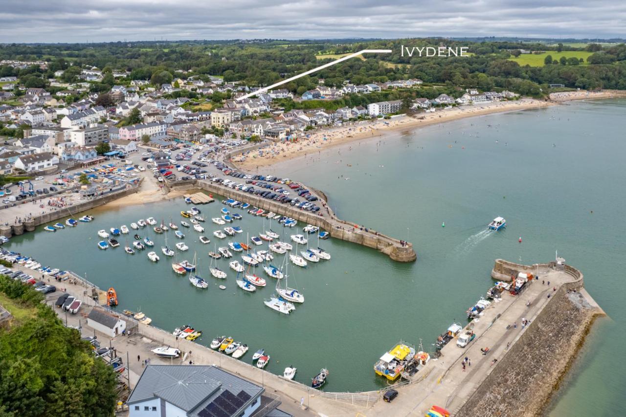 Ivydene - Beautiful Cottage, Stone Throw From Beach, Wonderful Sea Views Saundersfoot Exteriér fotografie